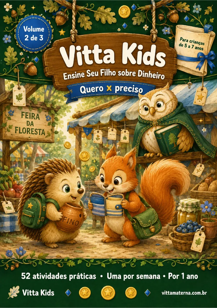 Capa do Vitta Kids Volume 2, de 5 a 7 anos