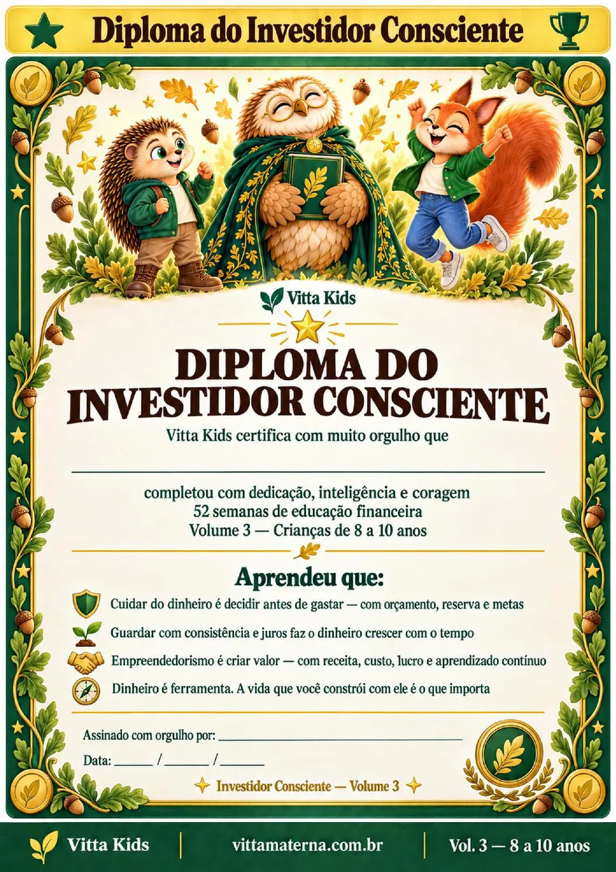 Diploma — O Diploma do Investidor Consciente.